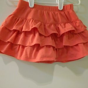 Coral Tiered Skirt